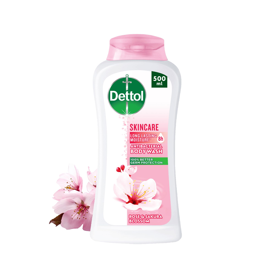 DETTOL SHOWER GEL SKINCARE 500ML